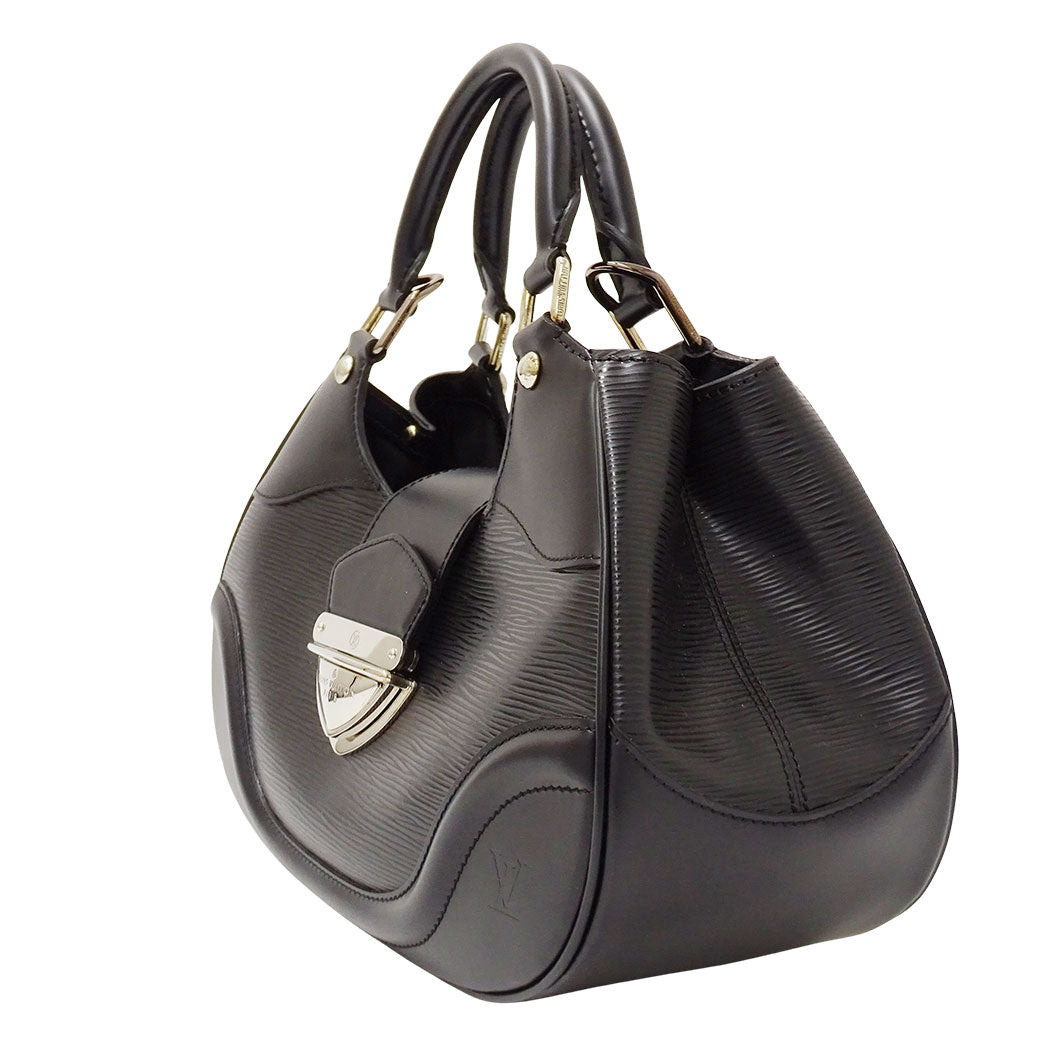 LOUIS VUITTON ルイ・ヴィトン サック・モンテーニュ 2wayバッグ ノワール M59302 エピレザー レディース 【中古】