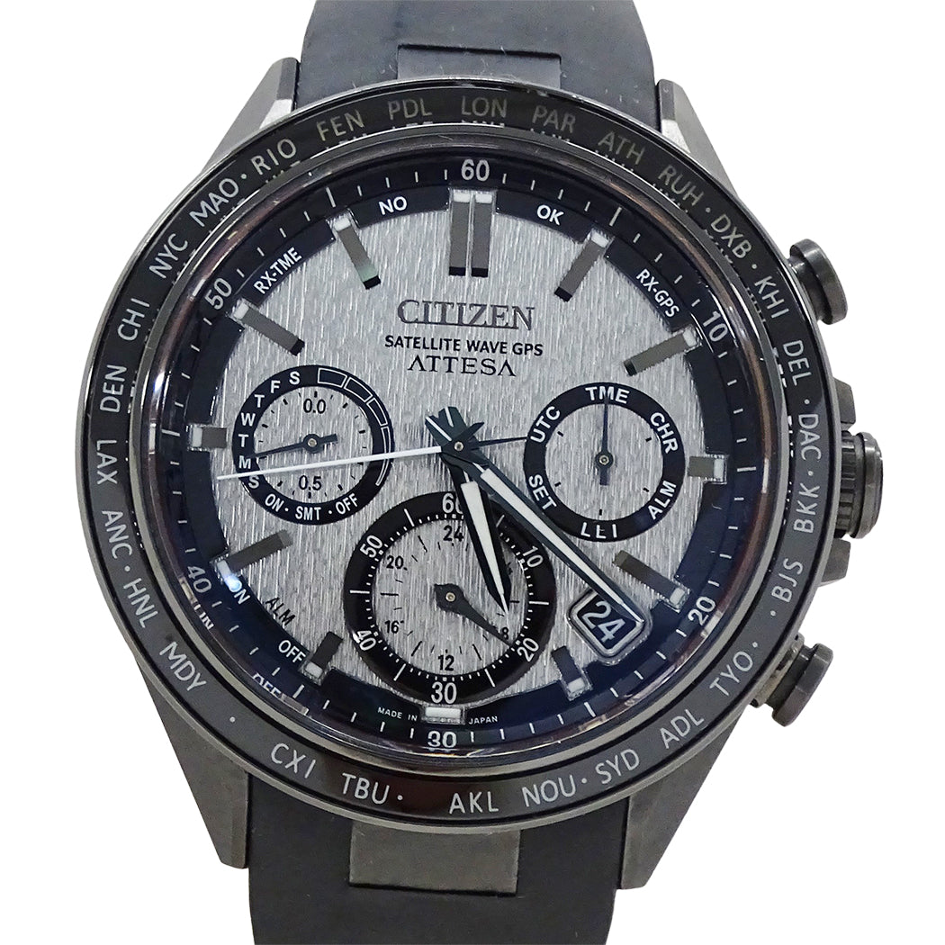 CITIZEN シチズン アテッサ ACT Line CC4055-14H メンズ 腕時計 エコドライブ 電波 ソーラー チタン ラバー【中古】