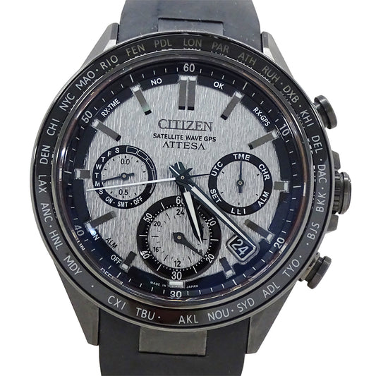 CITIZEN シチズン アテッサ ACT Line CC4055-14H メンズ 腕時計 エコドライブ 電波 ソーラー チタン ラバー【中古】