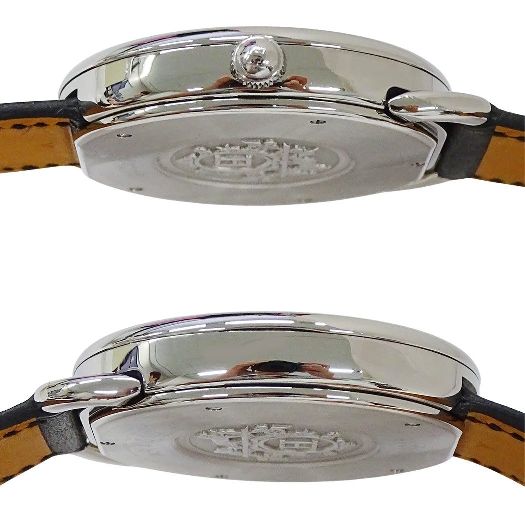 HERMES エルメス アルソー AR4.810 メンズ 腕時計 自動巻き AT ステンレス レザー 磨き済み【中古】