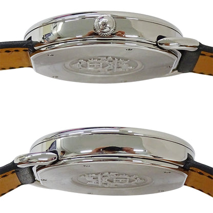 HERMES エルメス アルソー AR4.810 メンズ 腕時計 自動巻き AT ステンレス レザー 磨き済み【中古】