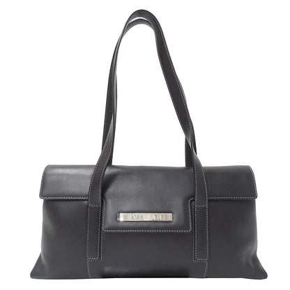 BVLGARI ブルガリ ハンドバッグ ブラック レザー レディース 【中古】