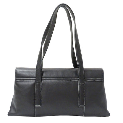 BVLGARI ブルガリ ハンドバッグ ブラック レザー レディース 【中古】