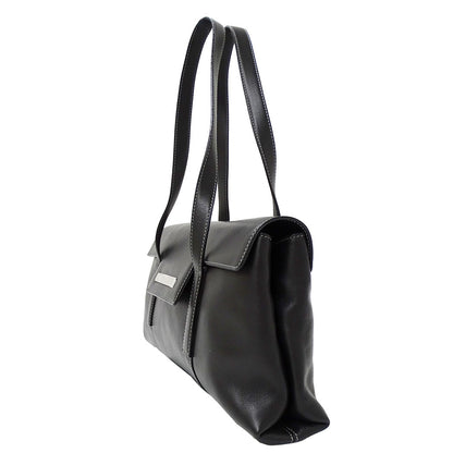 BVLGARI ブルガリ ハンドバッグ ブラック レザー レディース 【中古】