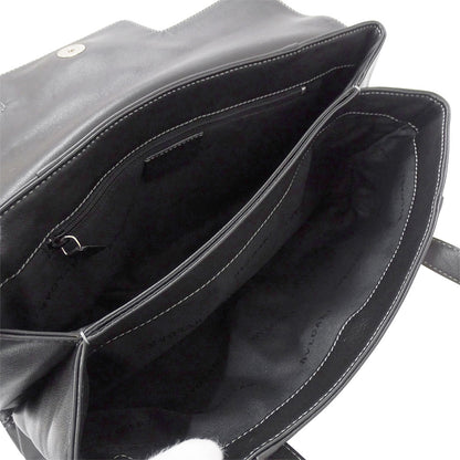BVLGARI ブルガリ ハンドバッグ ブラック レザー レディース 【中古】