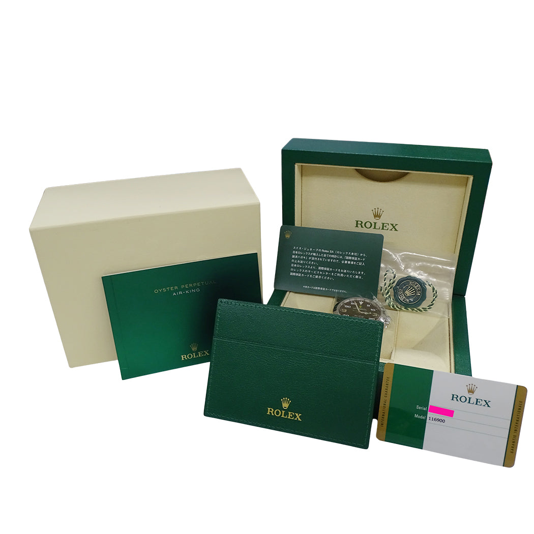 ROLEX ロレックス エアキング 116900 ランダム番 メンズ 腕時計 自動巻き AT SS 磨き済み【中古】