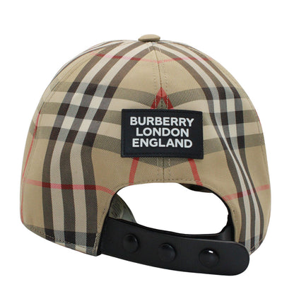 BURBERRY バーバリー キャップ ブラウン コットン レディース メンズ 【中古】