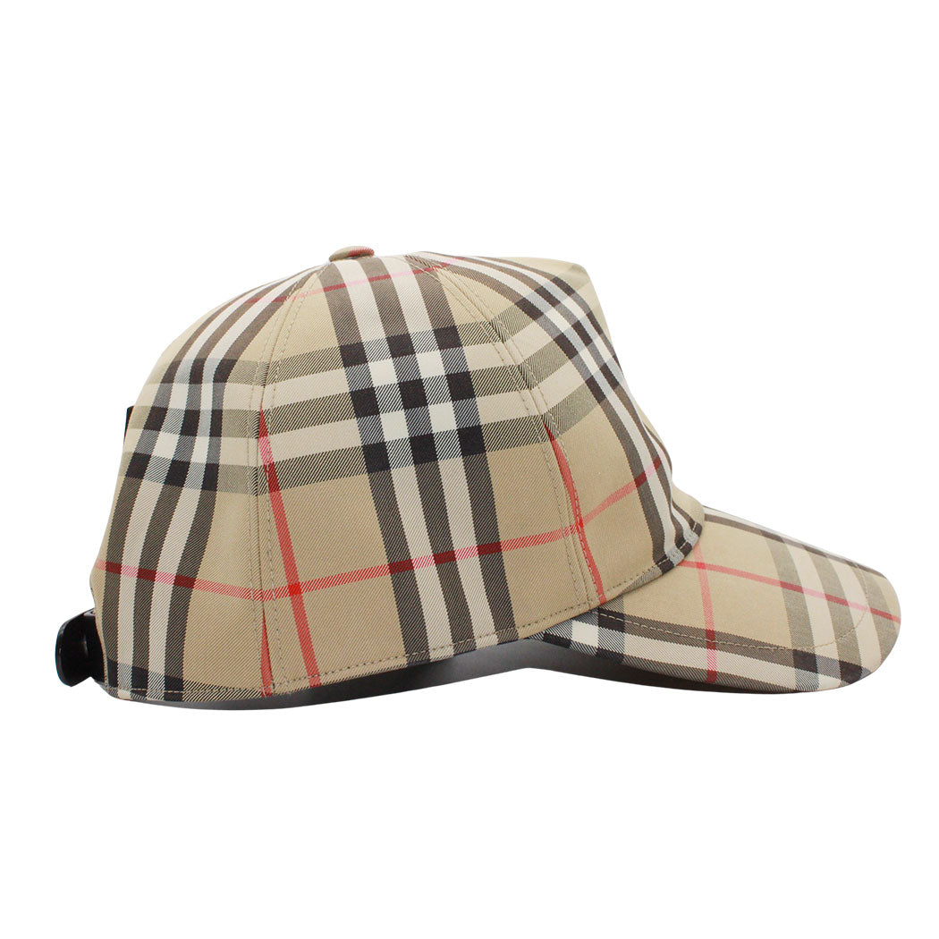BURBERRY バーバリー キャップ ブラウン コットン レディース メンズ 【中古】
