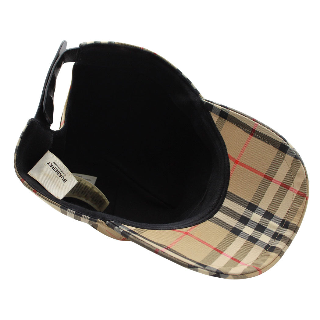 BURBERRY バーバリー キャップ ブラウン コットン レディース メンズ 【中古】