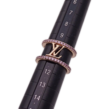LOUIS VUITTON ルイ・ヴィトン リング・LV アイコニック ストラス リング 指輪 ピンクゴールド レディース M1334S 【中古】