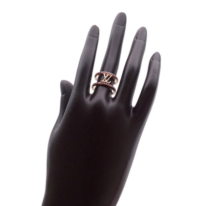 LOUIS VUITTON ルイ・ヴィトン リング・LV アイコニック ストラス リング 指輪 ピンクゴールド レディース M1334S 【中古】