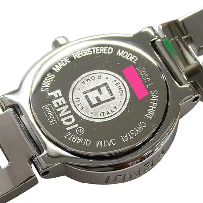 FENDI フェンディ オロロジ 3050L レディース 腕時計 クオーツ SS 磨き済み【中古】