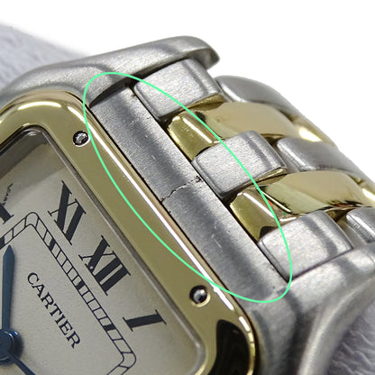 Cartier カルティエ パンテール MM W25028B6 ボーイズ 腕時計 クオーツ QZ SS YG 2ロウ 磨き済み 【中古】