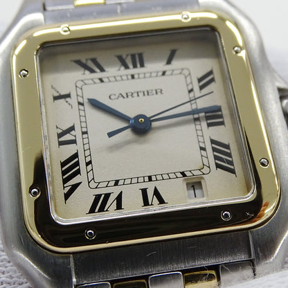 Cartier カルティエ パンテール MM W25028B6 ボーイズ 腕時計 クオーツ QZ SS YG 2ロウ 磨き済み 【中古】