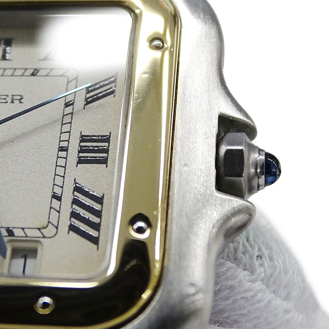 Cartier カルティエ パンテール MM W25028B6 ボーイズ 腕時計 クオーツ QZ SS YG 2ロウ 磨き済み 【中古】