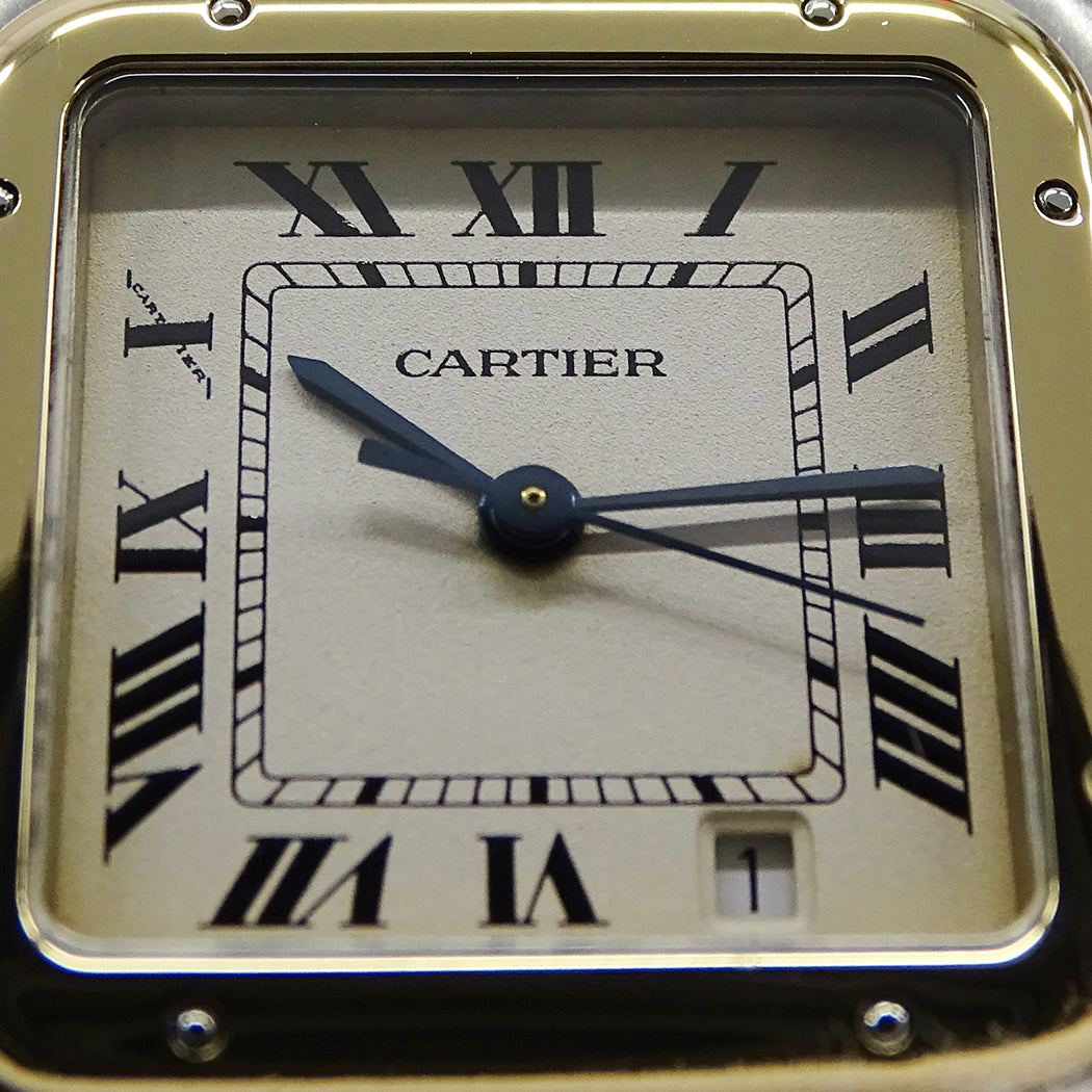 Cartier カルティエ パンテール MM W25028B6 ボーイズ 腕時計 クオーツ QZ SS YG 2ロウ 磨き済み 【中古】