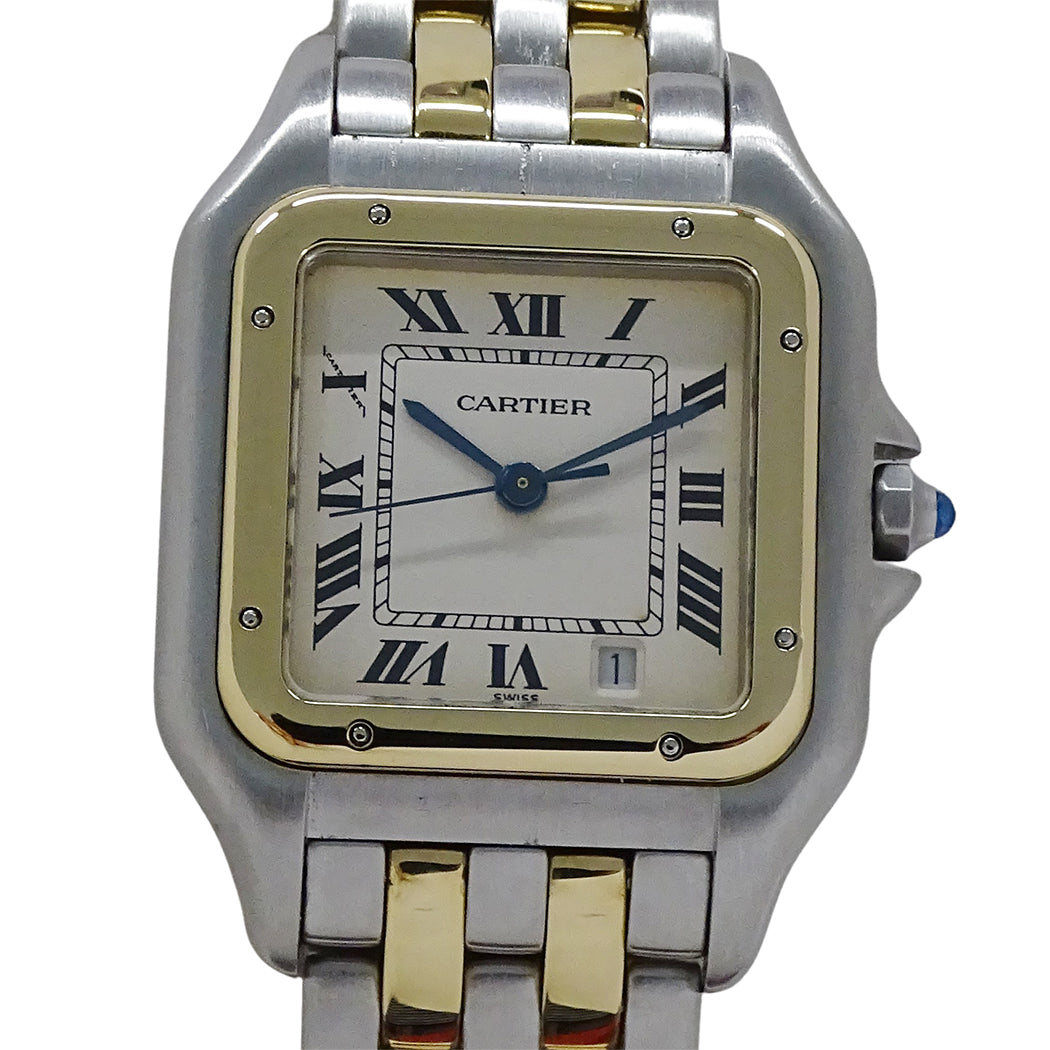 Cartier カルティエ パンテール MM W25028B6 ボーイズ 腕時計 クオーツ QZ SS YG 2ロウ 磨き済み 【中古】