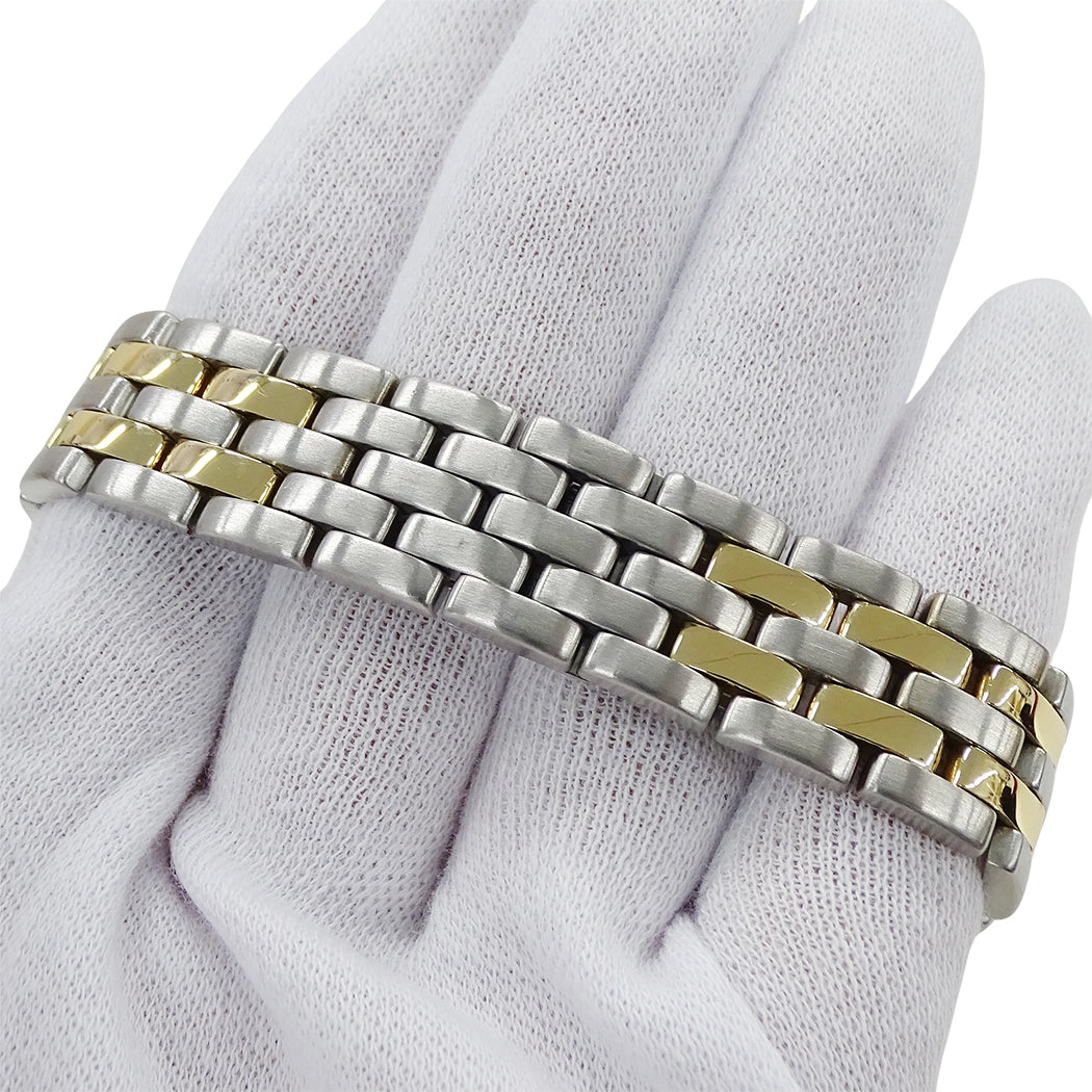 Cartier カルティエ パンテール MM W25028B6 ボーイズ 腕時計 クオーツ QZ SS YG 2ロウ 磨き済み 【中古】