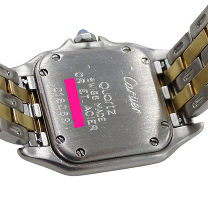 Cartier カルティエ パンテール SM W25029B6 レディース 腕時計 クオーツ QZ SS YG 2ロウ 磨き済み【中古】