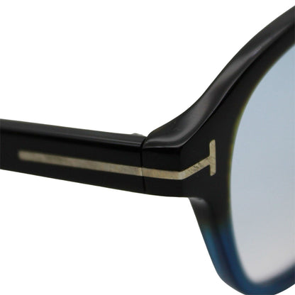TOM FORD トムフォード サングラス ブルー ブラック TF5698-F-B レディース メンズ 【中古】