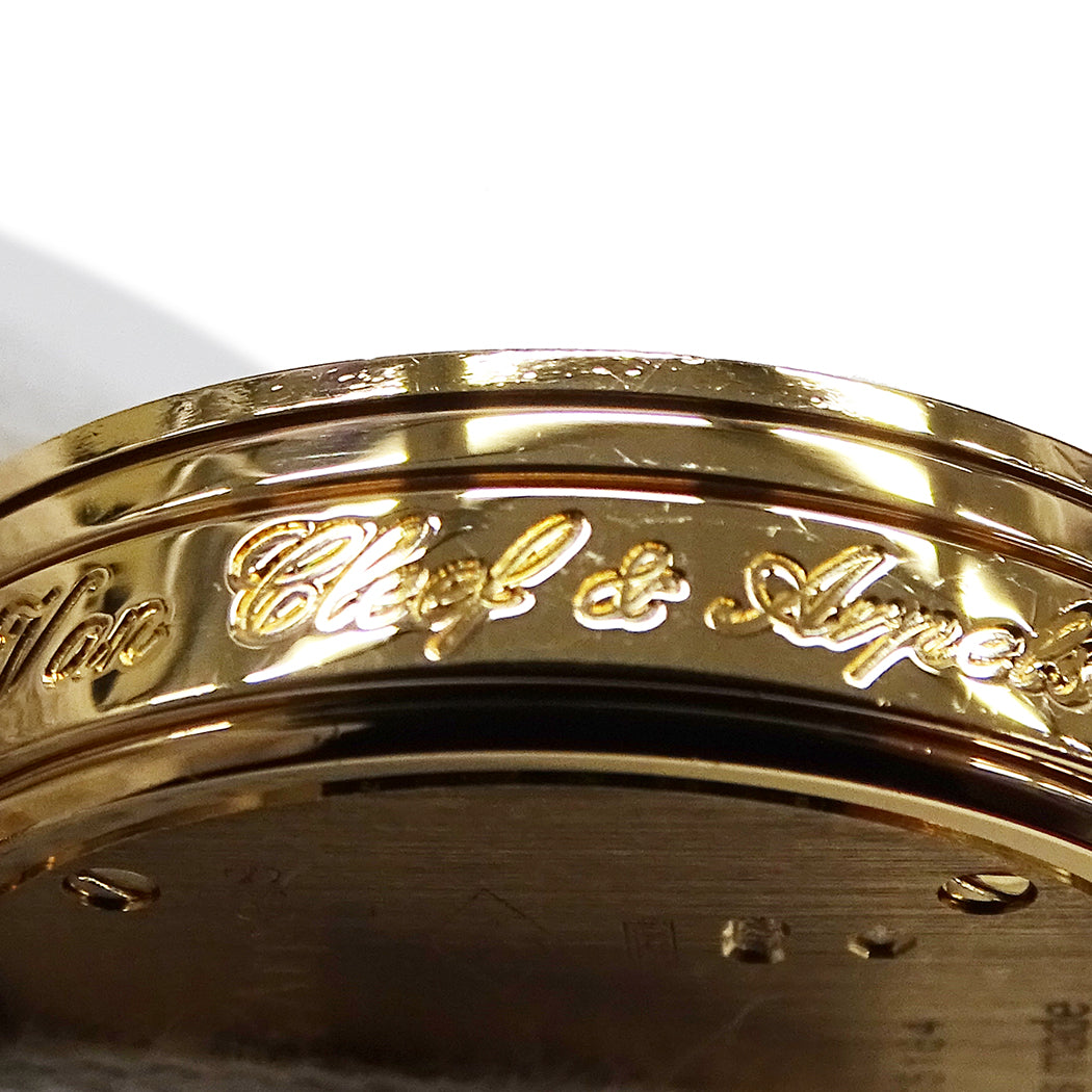 Van Cleef & Arpels ヴァンクリーフ＆アーペル チャーム ミニ VCARO29800 レディース 腕時計 クオーツ 750PG レザー 点検済み【中古】