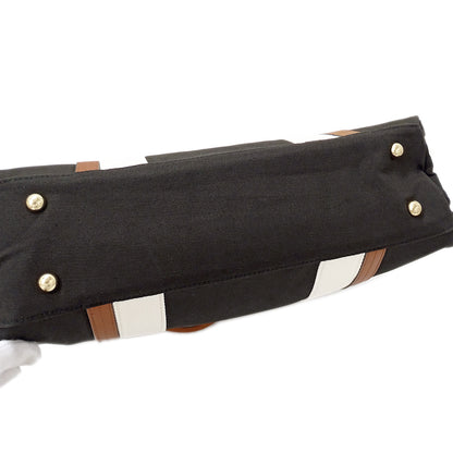 Chloe クロエ トートバッグ ブラック キャンバス レディース 【中古】