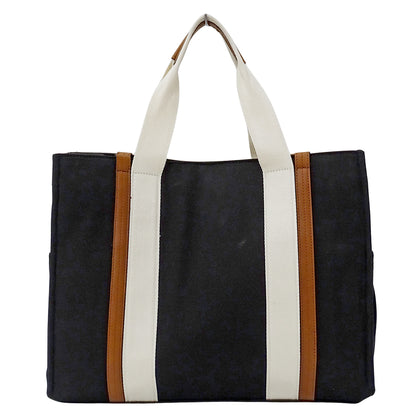 Chloe クロエ トートバッグ ブラック キャンバス レディース 【中古】