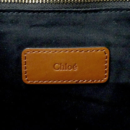 Chloe クロエ トートバッグ ブラック キャンバス レディース 【中古】