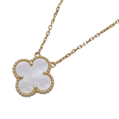 Van Cleef & Arpels ヴァンクリーフ＆アーペル ヴィンテージアルハンブラ ネックレス 750YG ゴールド レディース 磨き済み【中古】