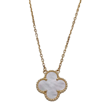 Van Cleef & Arpels ヴァンクリーフ＆アーペル ヴィンテージアルハンブラ ネックレス 750YG ゴールド レディース 磨き済み【中古】