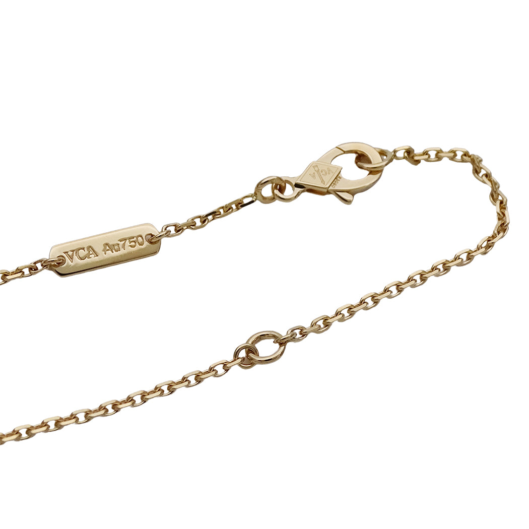 Van Cleef & Arpels ヴァンクリーフ＆アーペル ヴィンテージアルハンブラ ネックレス 750YG ゴールド レディース 磨き済み【中古】