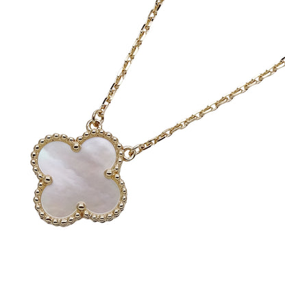 Van Cleef & Arpels ヴァンクリーフ＆アーペル ヴィンテージアルハンブラ ネックレス 750YG イエローゴールド レディース 磨き済み(自社) 【中古】