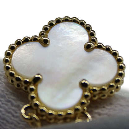 Van Cleef & Arpels ヴァンクリーフ＆アーペル ヴィンテージアルハンブラ ネックレス 750YG イエローゴールド レディース 磨き済み(自社) 【中古】