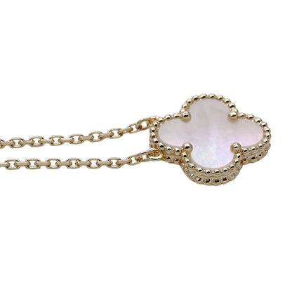 Van Cleef & Arpels ヴァンクリーフ＆アーペル ヴィンテージアルハンブラ ネックレス 750YG イエローゴールド レディース 磨き済み(自社) 【中古】