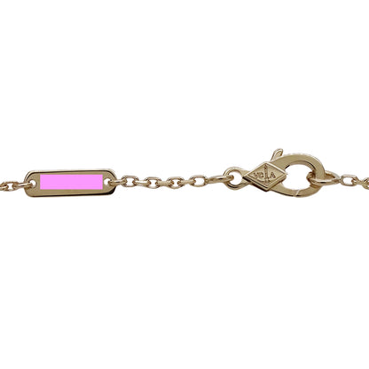 Van Cleef & Arpels ヴァンクリーフ＆アーペル ヴィンテージアルハンブラ ネックレス 750YG イエローゴールド レディース 磨き済み(自社) 【中古】