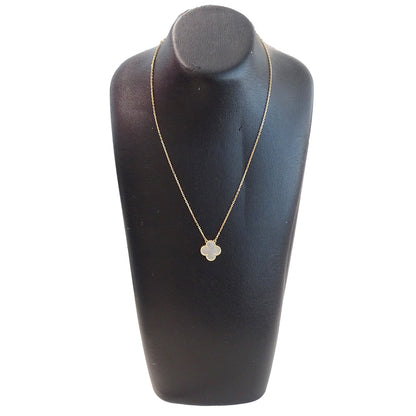 Van Cleef & Arpels ヴァンクリーフ＆アーペル ヴィンテージアルハンブラ ネックレス 750YG イエローゴールド レディース 磨き済み(自社) 【中古】