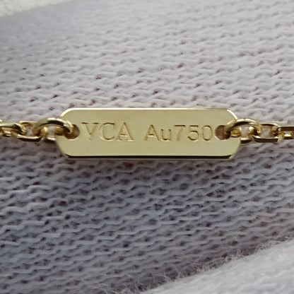 Van Cleef & Arpels ヴァンクリーフ＆アーペル ヴィンテージアルハンブラ ネックレス 750YG イエローゴールド レディース 磨き済み(自社) 【中古】