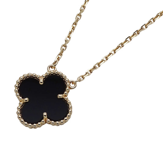 Van Cleef & Arpels ヴァンクリーフ＆アーペル ヴィンテージアルハンブラ ネックレス 750YG レディース 磨き済み【中古】