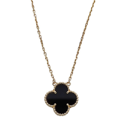 Van Cleef & Arpels ヴァンクリーフ＆アーペル ヴィンテージアルハンブラ ネックレス 750YG レディース 磨き済み【中古】