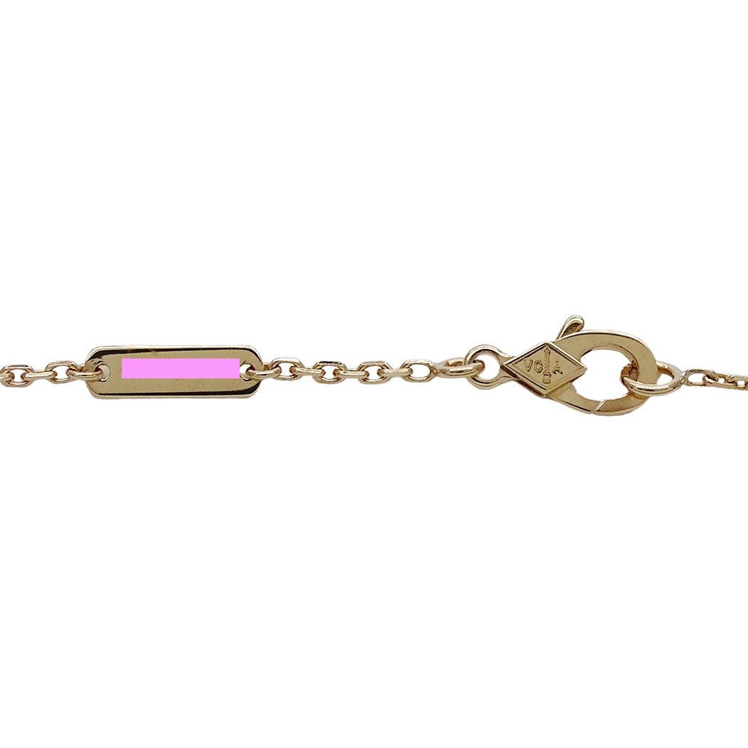 Van Cleef & Arpels ヴァンクリーフ＆アーペル ヴィンテージアルハンブラ ネックレス 750YG レディース 磨き済み【中古】