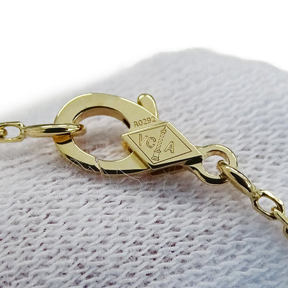 Van Cleef & Arpels ヴァンクリーフ＆アーペル ヴィンテージアルハンブラ ネックレス 750YG レディース 磨き済み【中古】