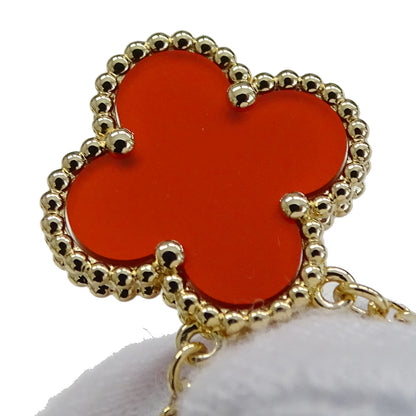 Van Cleef & Arpels ヴァンクリーフ＆アーペル ヴィンテージアルハンブラ ネックレス 750YG レディース 磨き済み【中古】