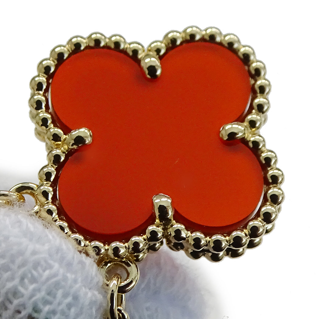 Van Cleef & Arpels ヴァンクリーフ＆アーペル ヴィンテージアルハンブラ ネックレス 750YG レディース 磨き済み【中古】