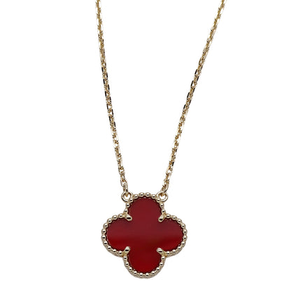 Van Cleef & Arpels ヴァンクリーフ＆アーペル ヴィンテージアルハンブラ ネックレス 750YG レディース 磨き済み【中古】