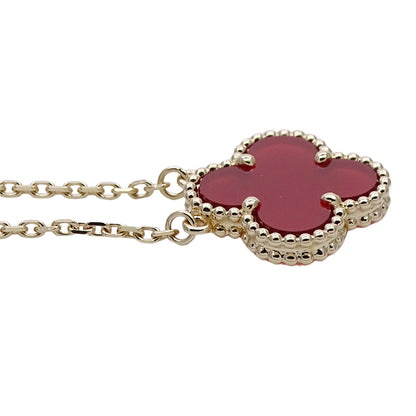 Van Cleef & Arpels ヴァンクリーフ＆アーペル ヴィンテージアルハンブラ ネックレス 750YG レディース 磨き済み【中古】