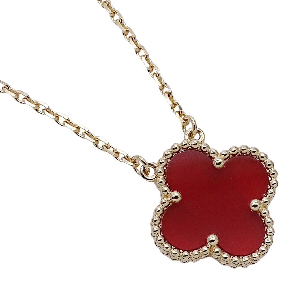 Van Cleef & Arpels ヴァンクリーフ＆アーペル ヴィンテージアルハンブラ ネックレス 750YG レディース 磨き済み【中古】