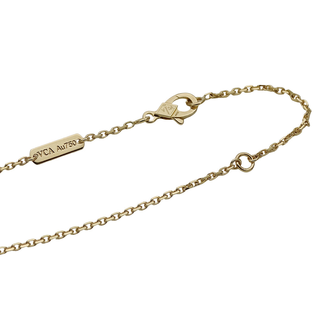 Van Cleef & Arpels ヴァンクリーフ＆アーペル ヴィンテージアルハンブラ ネックレス 750YG レディース 磨き済み【中古】