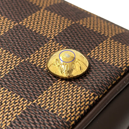 LOUIS VUITTON ルイ・ヴィトン ヴェローナ PM ハンドバッグ ダミエ エベヌ ブラウン N41117 ダミエキャンバス レディース 【中古】