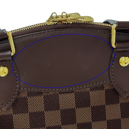 LOUIS VUITTON ルイ・ヴィトン ヴェローナ PM ハンドバッグ ダミエ エベヌ ブラウン N41117 ダミエキャンバス レディース 【中古】