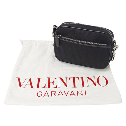 Valentino Garavani ヴァレンティノ・ガラヴァーニ ショルダーバッグ イコノグラフ ブラック ナイロン レディース メンズ 【中古】